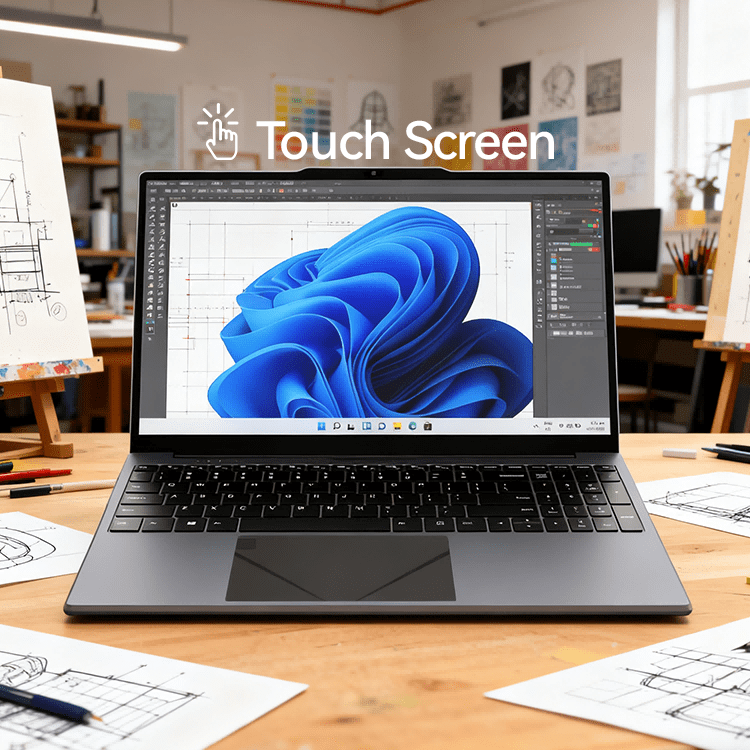 15.6 Inch N5095Touch Laptop TK-E157 - Image 2