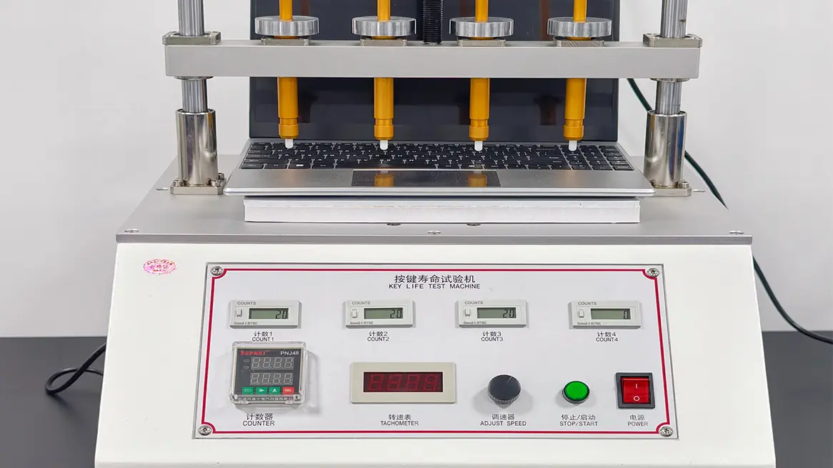 Key life testing machine for keyboard durability test